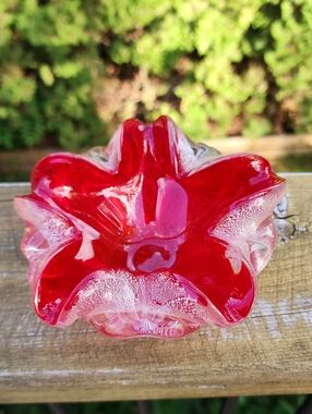 Vintage Murano Italian Art Glass Bowl Ashtray